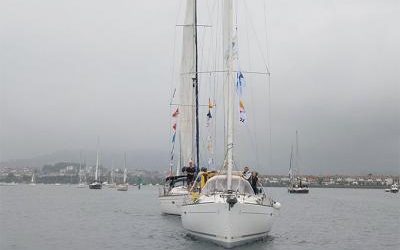 La ruta jacobea por mar, “Navega el Camino”, bate récord de participación